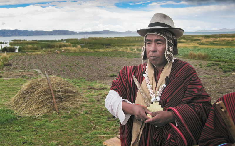 Farmer in Alta Plana Bolivia